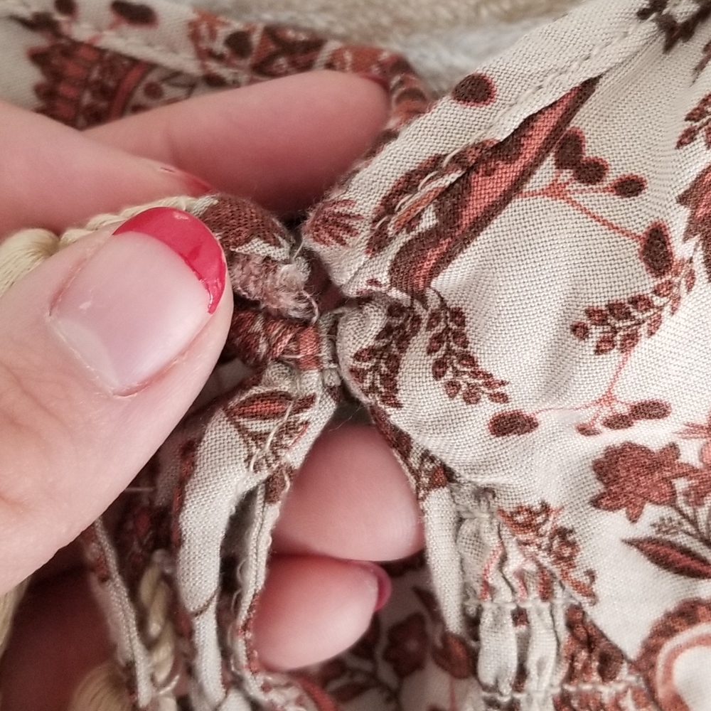 Vine and Valley v-neck spaghetti strap high low dress size Medium - Picture 7 of 10